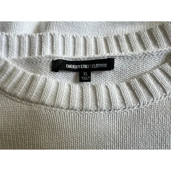 Emerson Street Clothing GOLf Sweater 100% Cotton Women's Size XL - Picture 6 of 9